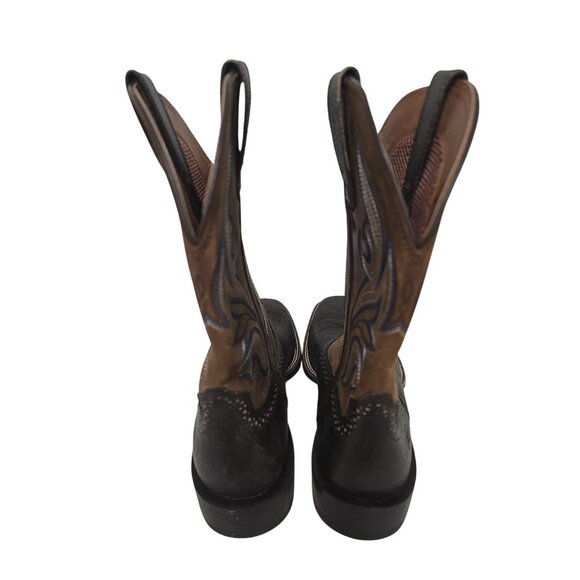 Ariat Men's Sport Knockout Soft Toe Western Work Boot 10033982 Brown Size 8D - Picture 3 of 7